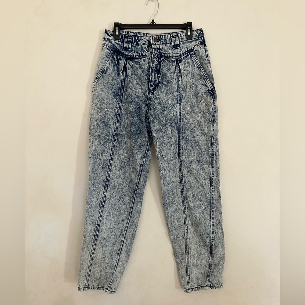 Vintage Memphis Blue Acid Wash Jeans